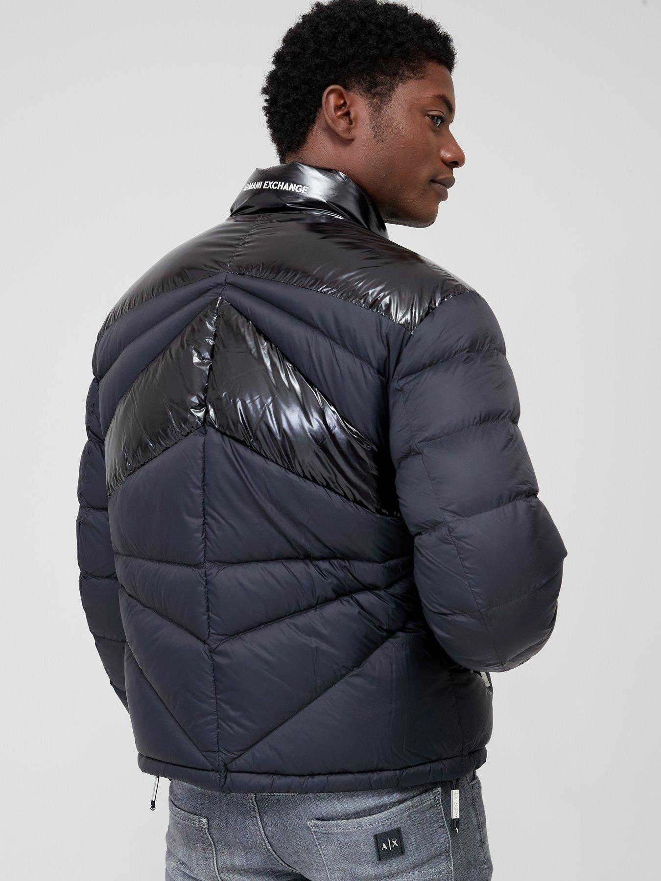 Mens puffer jacket on sale armani