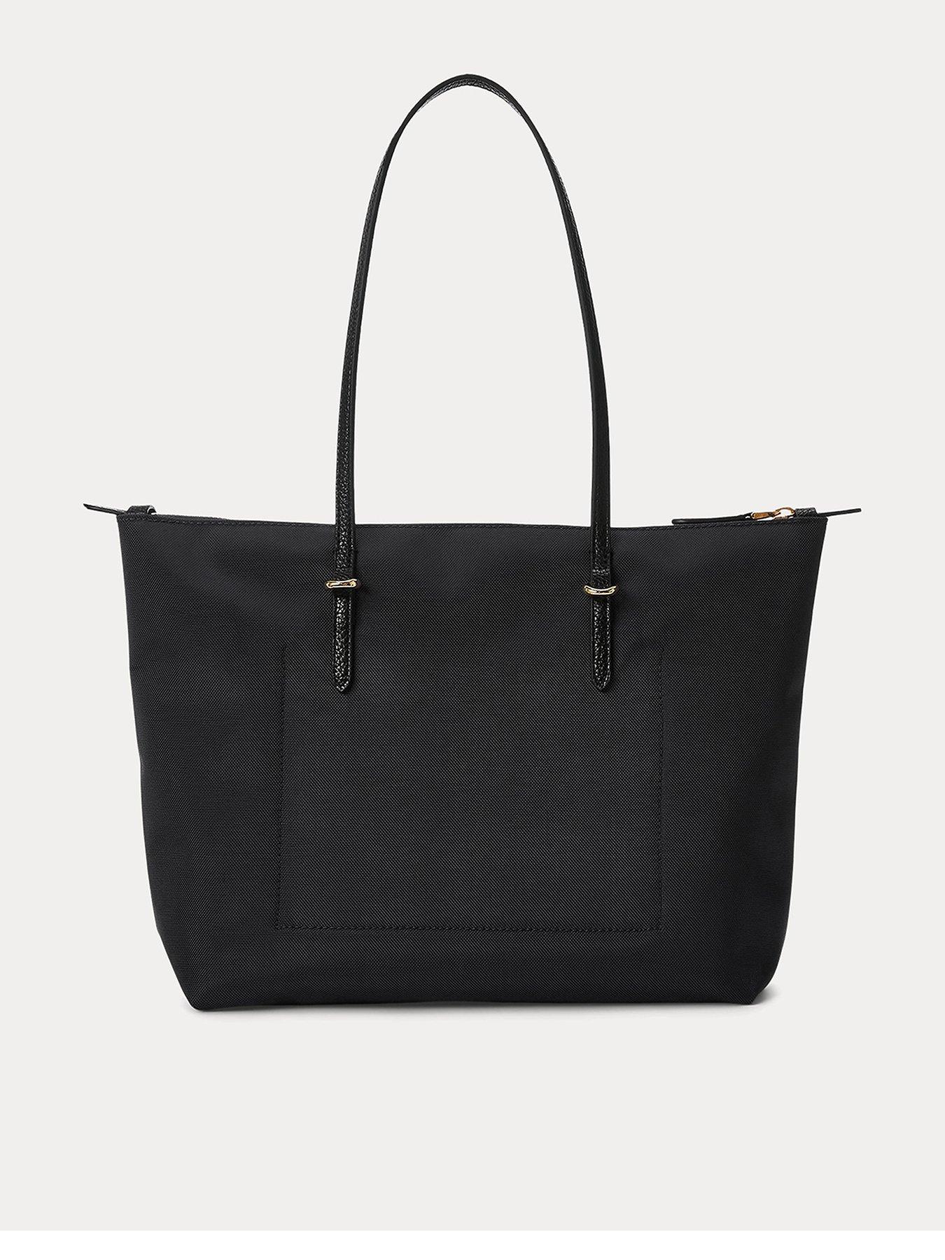 Lauren by Ralph Lauren Keaton 26-Tote-Medium - Black | very.co.uk