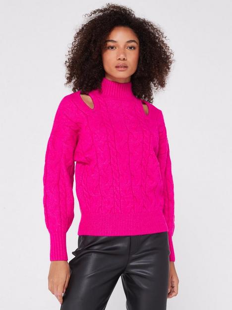 v-by-very-cold-shoulder-cable-knit-jumper