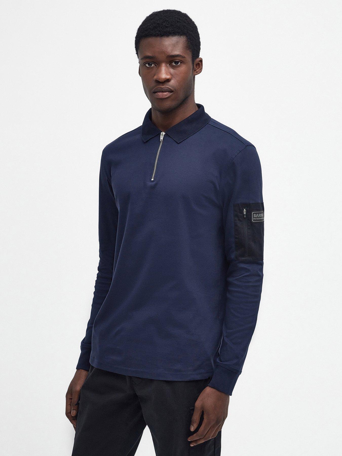 Long sleeve on sale barbour polo