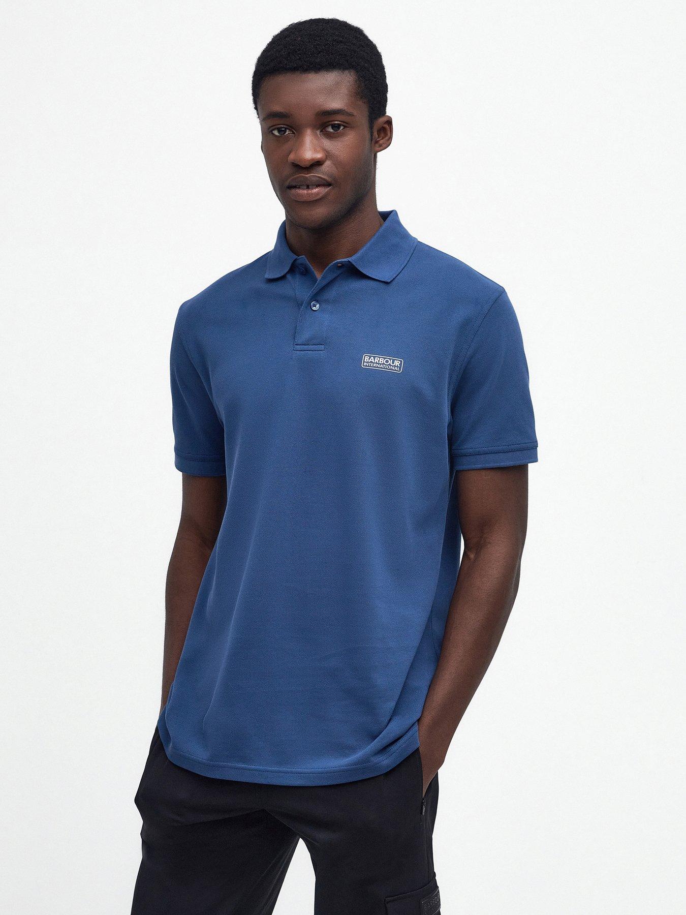 Barbour International Very Exclusive Essential Polo Shirt Blue