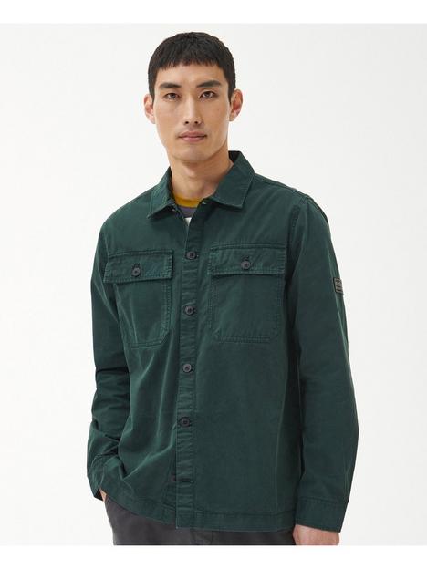 barbour-international-adey-utility-pocket-overshirt-dark-green