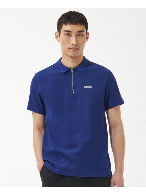 barbour-international-gauge-zip-polo-shirt-blue