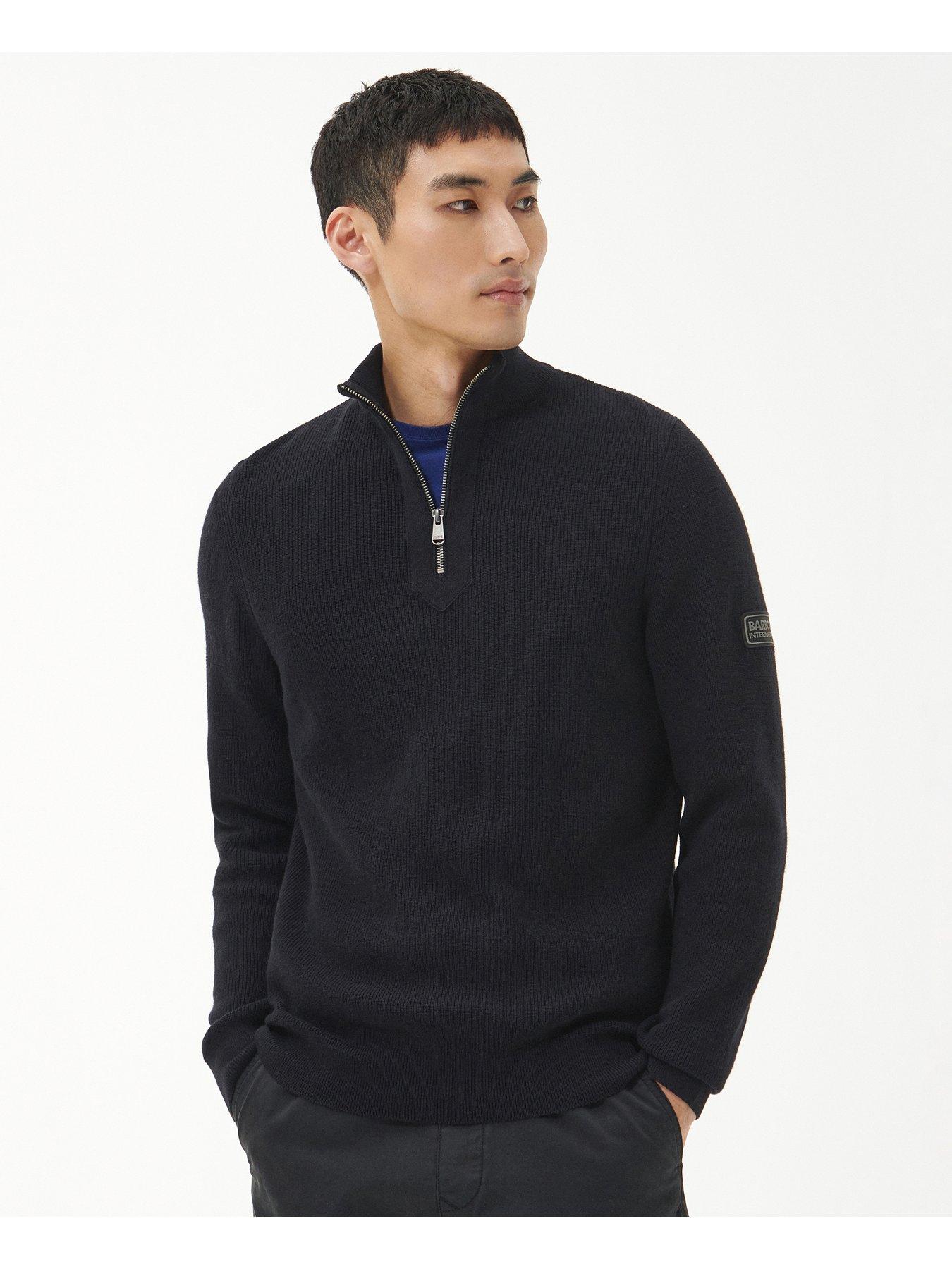 Barbour cheap jumper Black