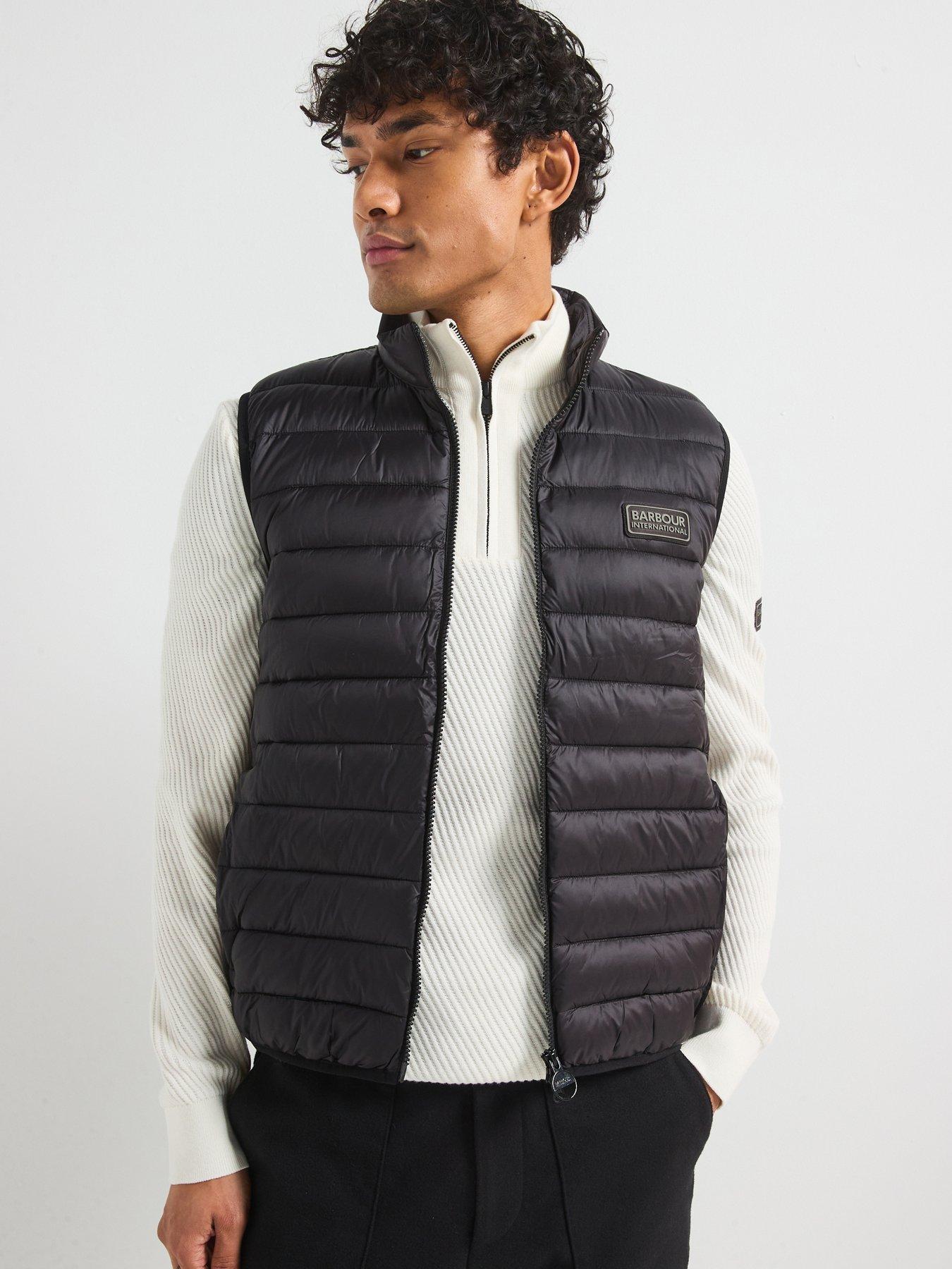 Black barbour gilet best sale