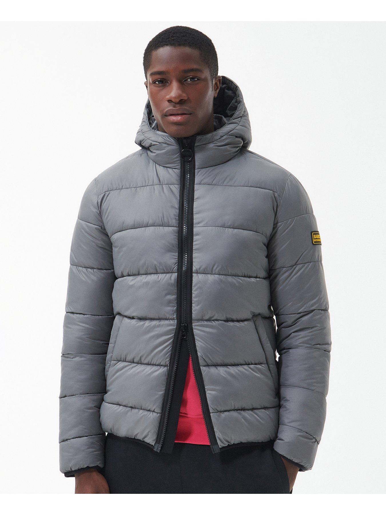 Barbour international jacket store Grey