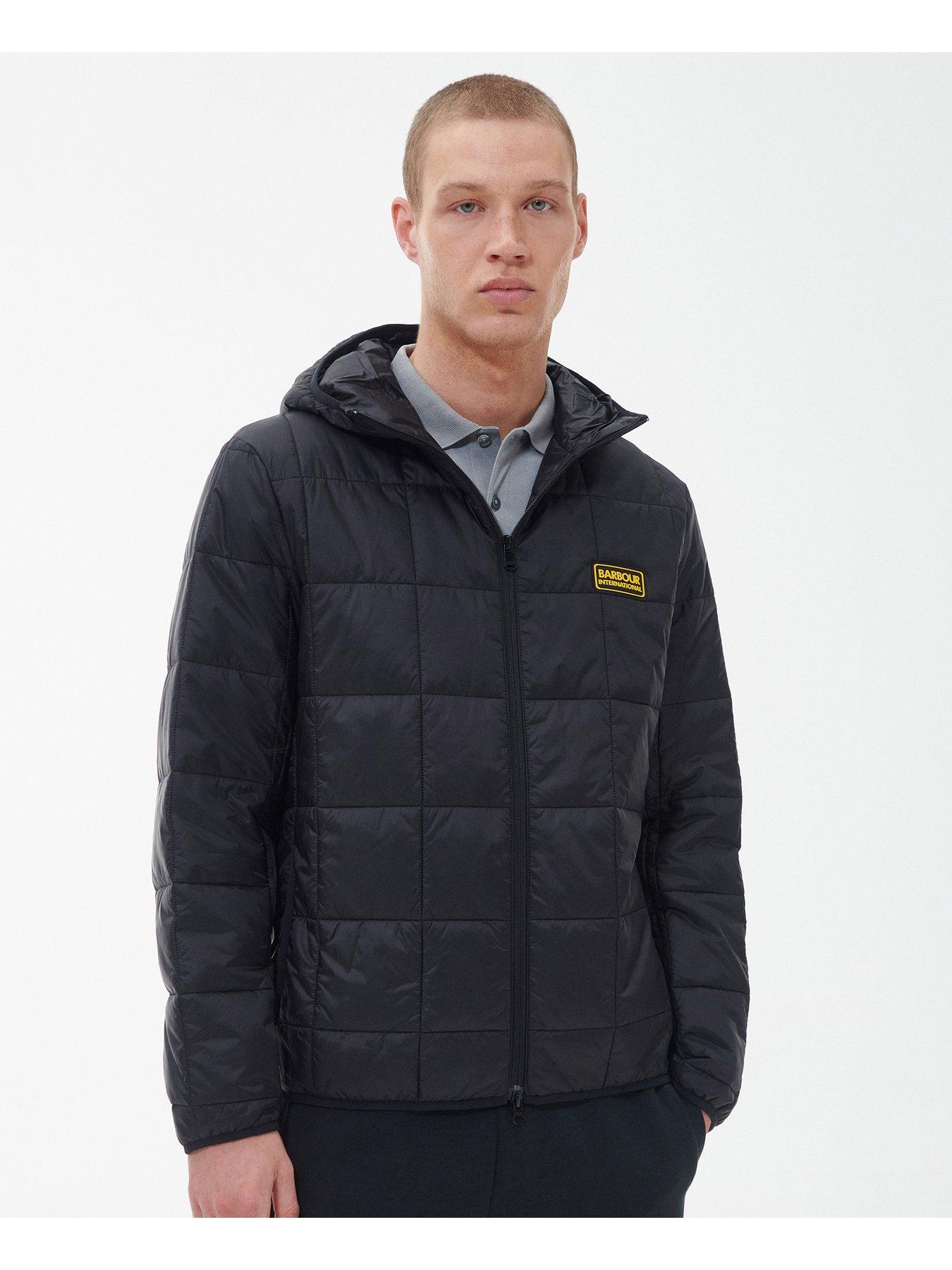 Barbour International Event Hooded Padded Jacket - Black | very.co.uk