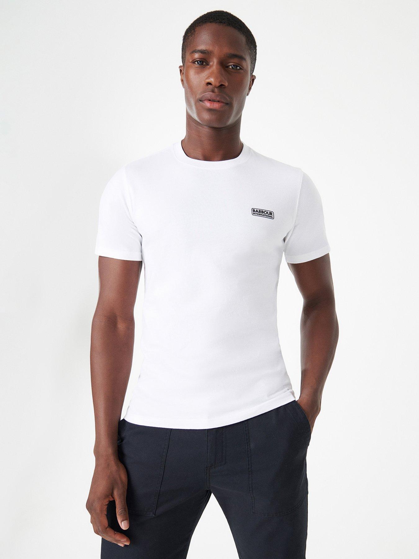 undefined International Short Sleeve Small Logo T-Shirt - White