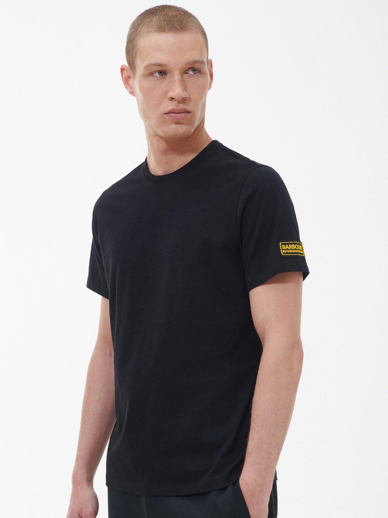 Barbour t top shirt black