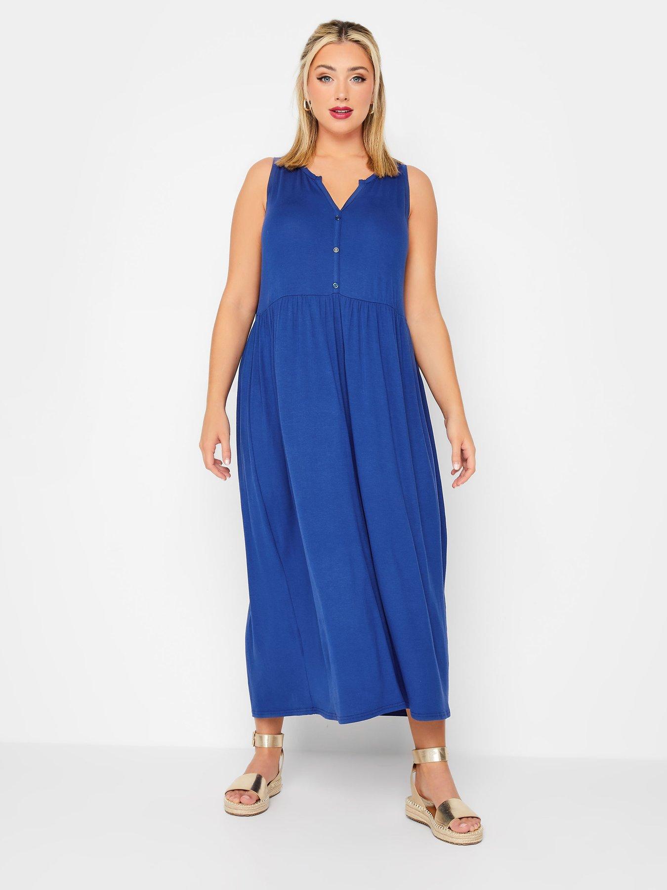 Cobalt blue on sale maxi dress uk