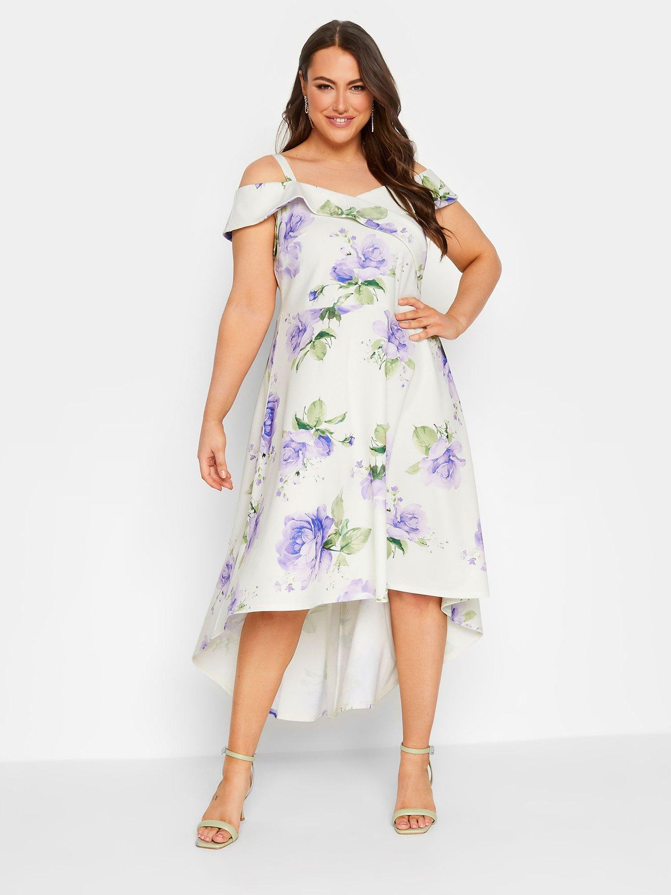 Plus size white hot sale bardot dress