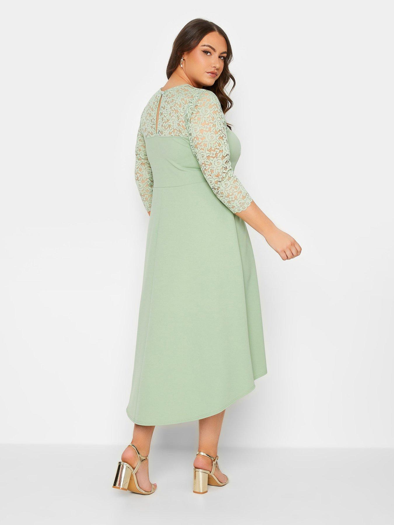 Yours Lace High Low Dress | very.co.uk