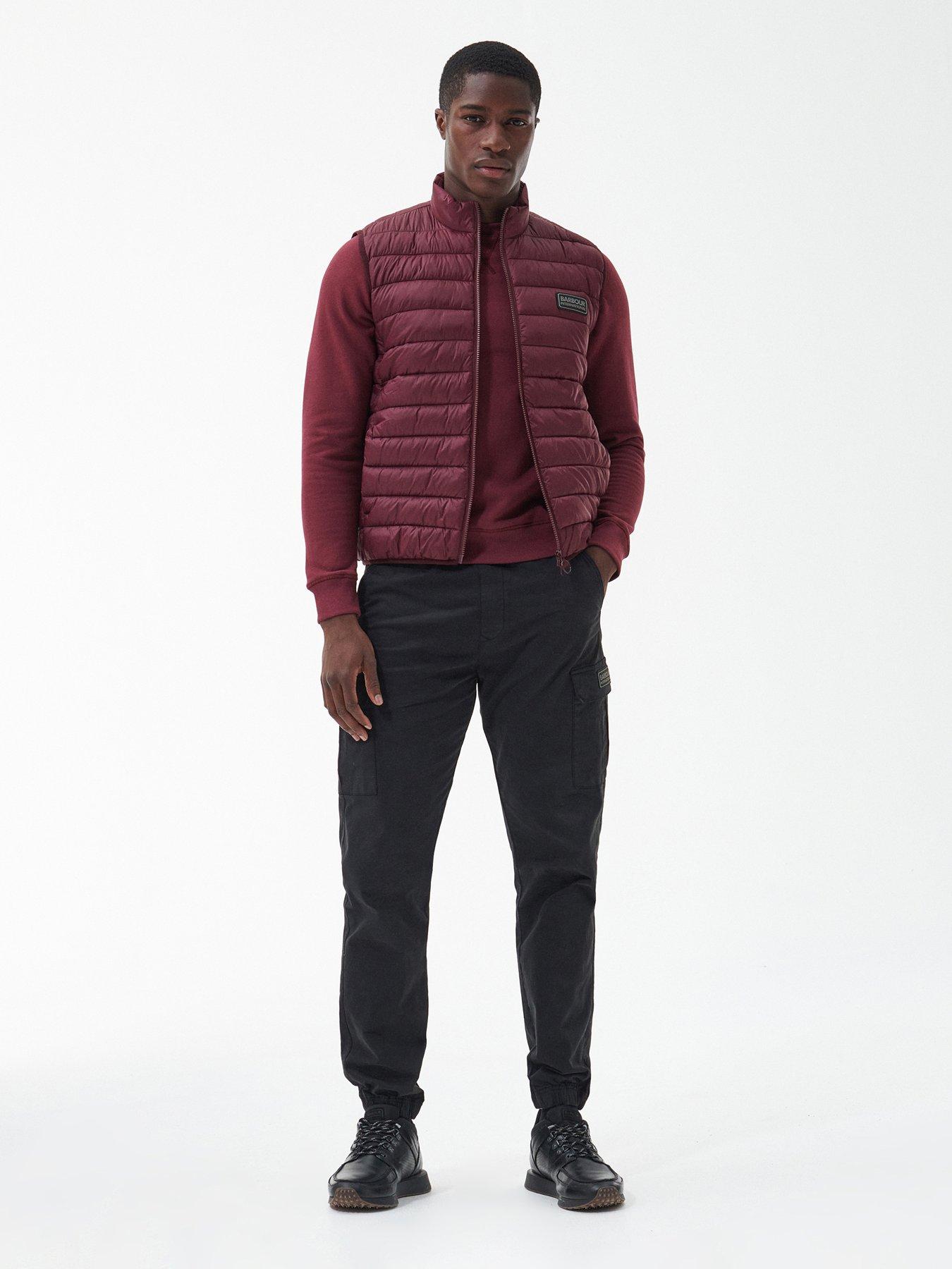 Barbour chinos store mens red