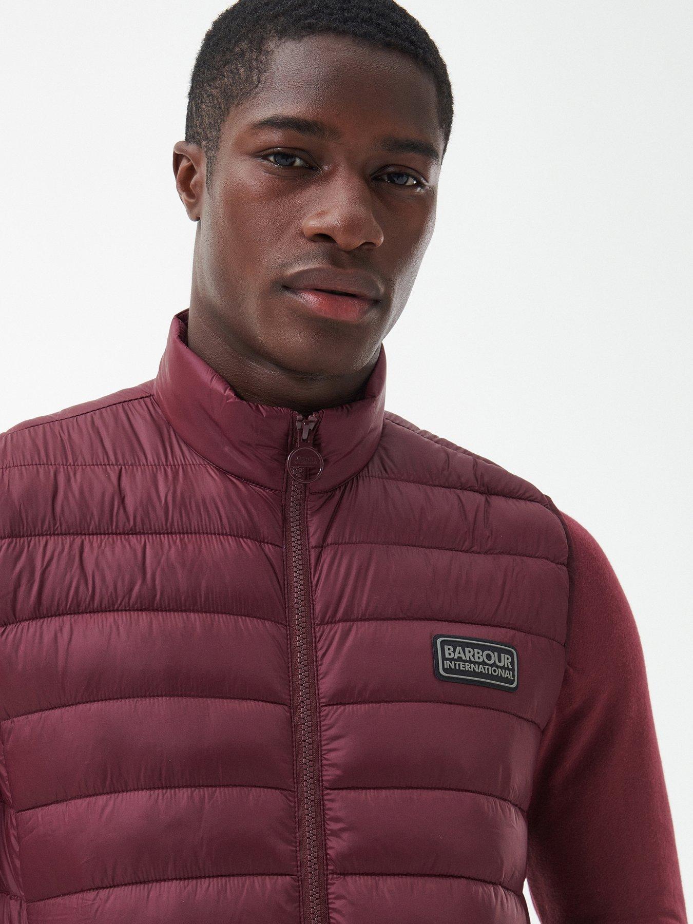 Barbour International Tourer Reed Padded Gilet Red Very