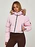  image of zavetti-canada-bellucci-20-crop-puffer-jacket-pink