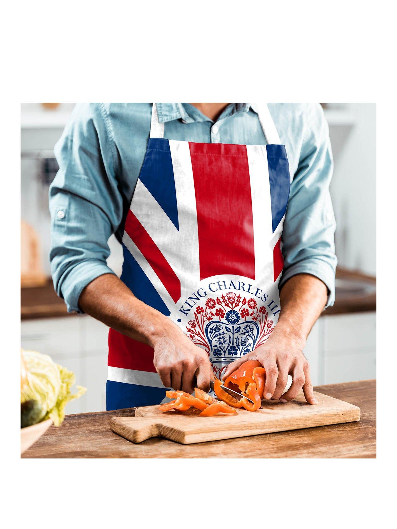 Product photograph of Rucomfy Kings Coronation Union Jack Apron from very.co.uk