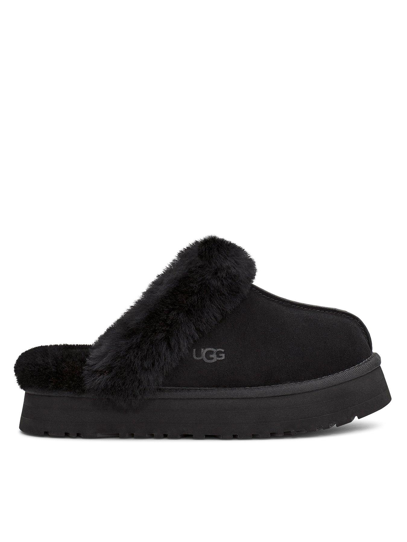 UGG Disquette Platform Slipper - Black