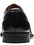  image of clarks-craft-arlo-limit-brogue-shoes-black