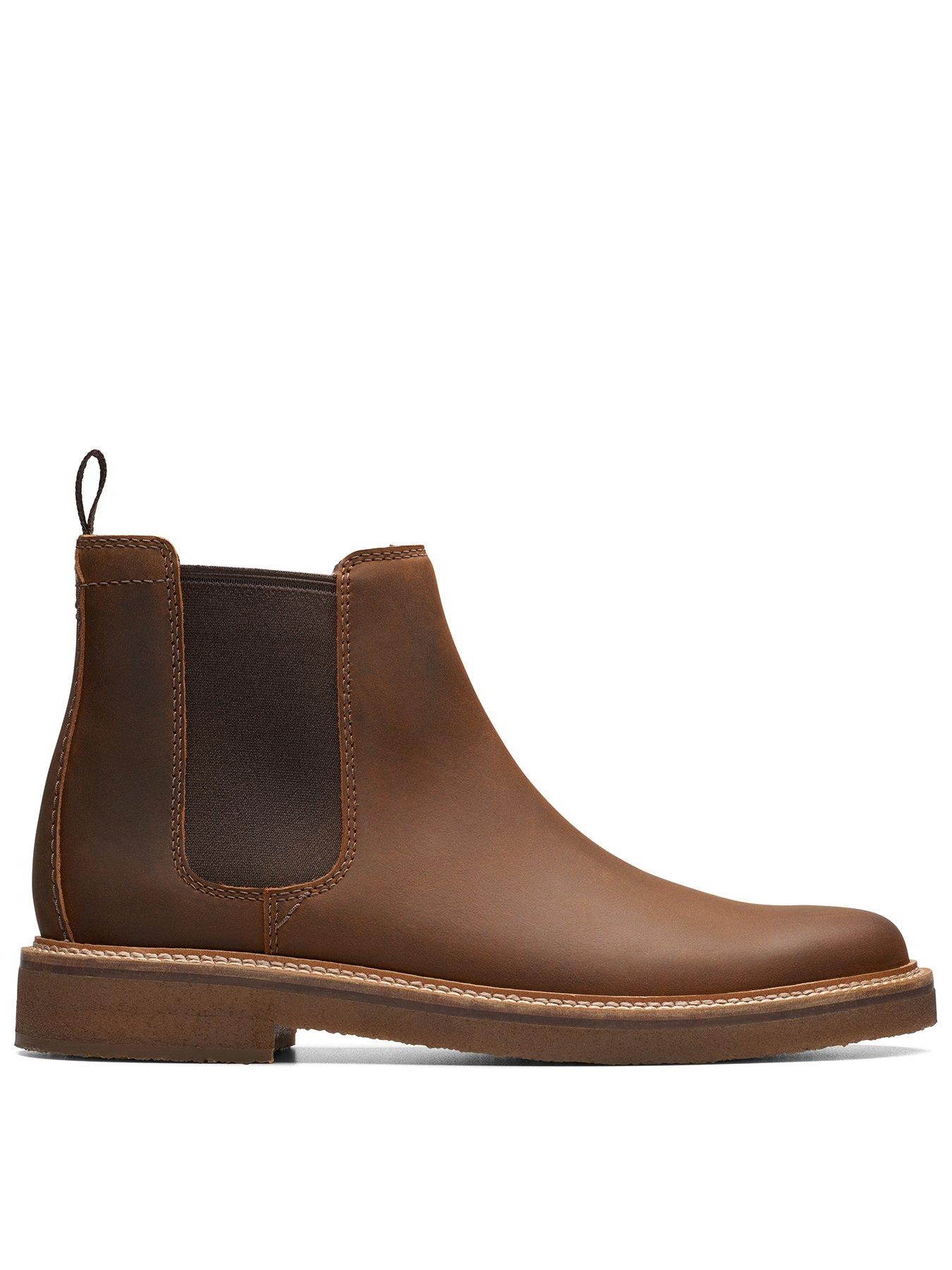 Clarks leather chelsea on sale boots