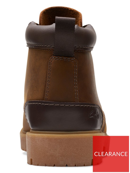 stillFront image of clarks-rossdale-mix-boots-brown
