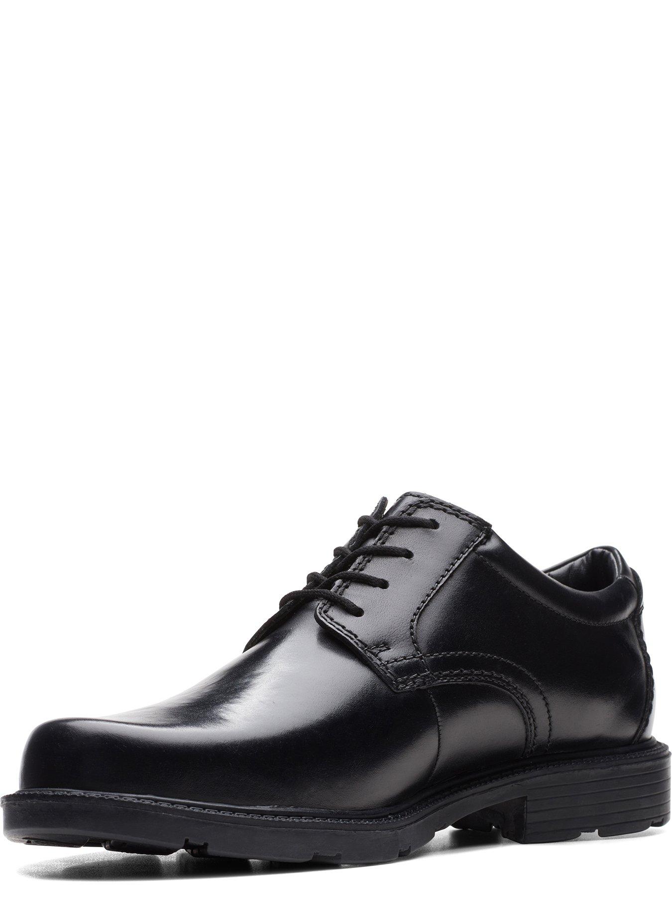 Image 4 of 6 of Clarks Wide Fit Kerton Lace Derby Shoes - Black
