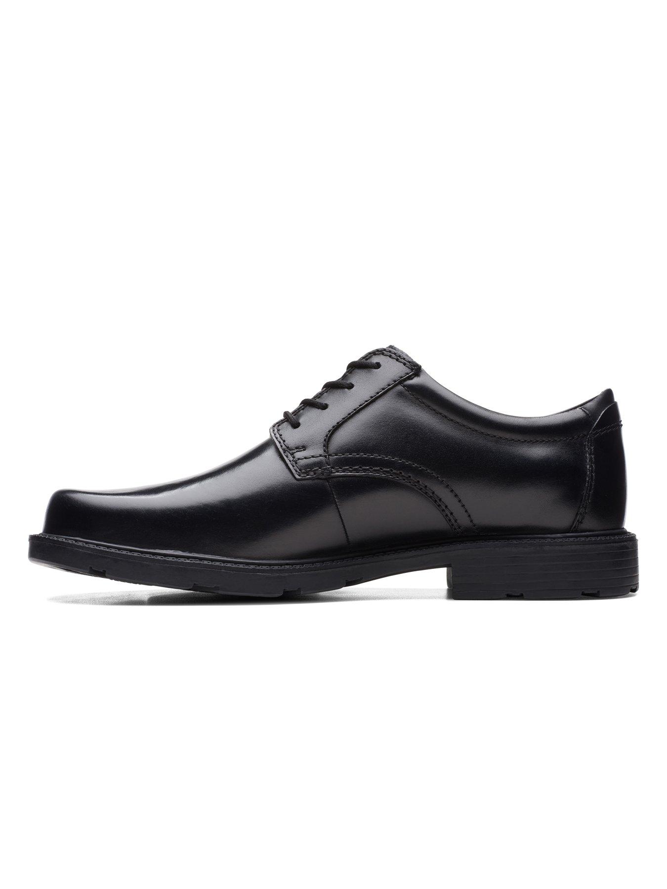 Image 6 of 6 of Clarks Wide Fit Kerton Lace Derby Shoes - Black