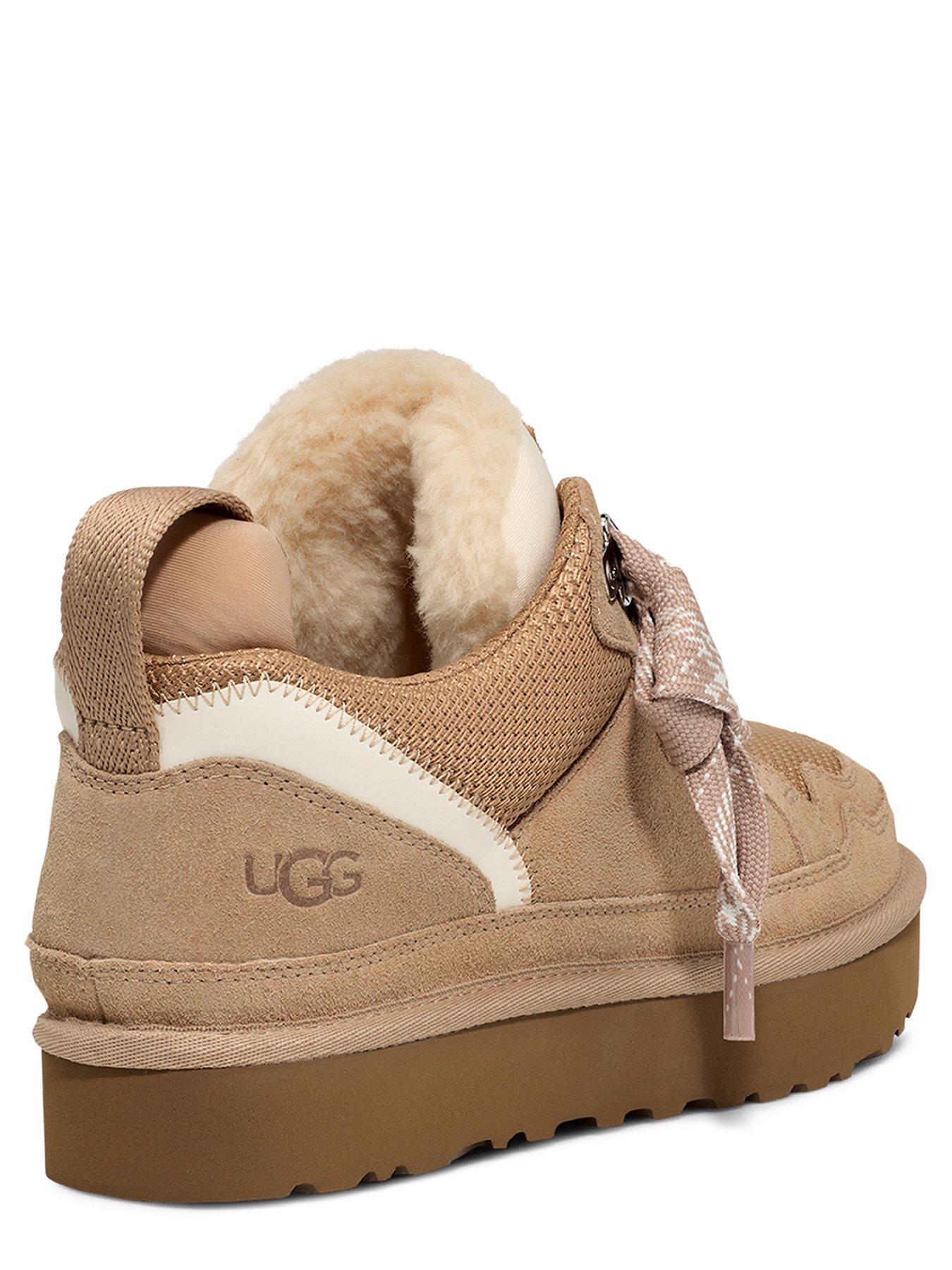 UGG Lowmel Lace Up Trainer Sand very.co.uk