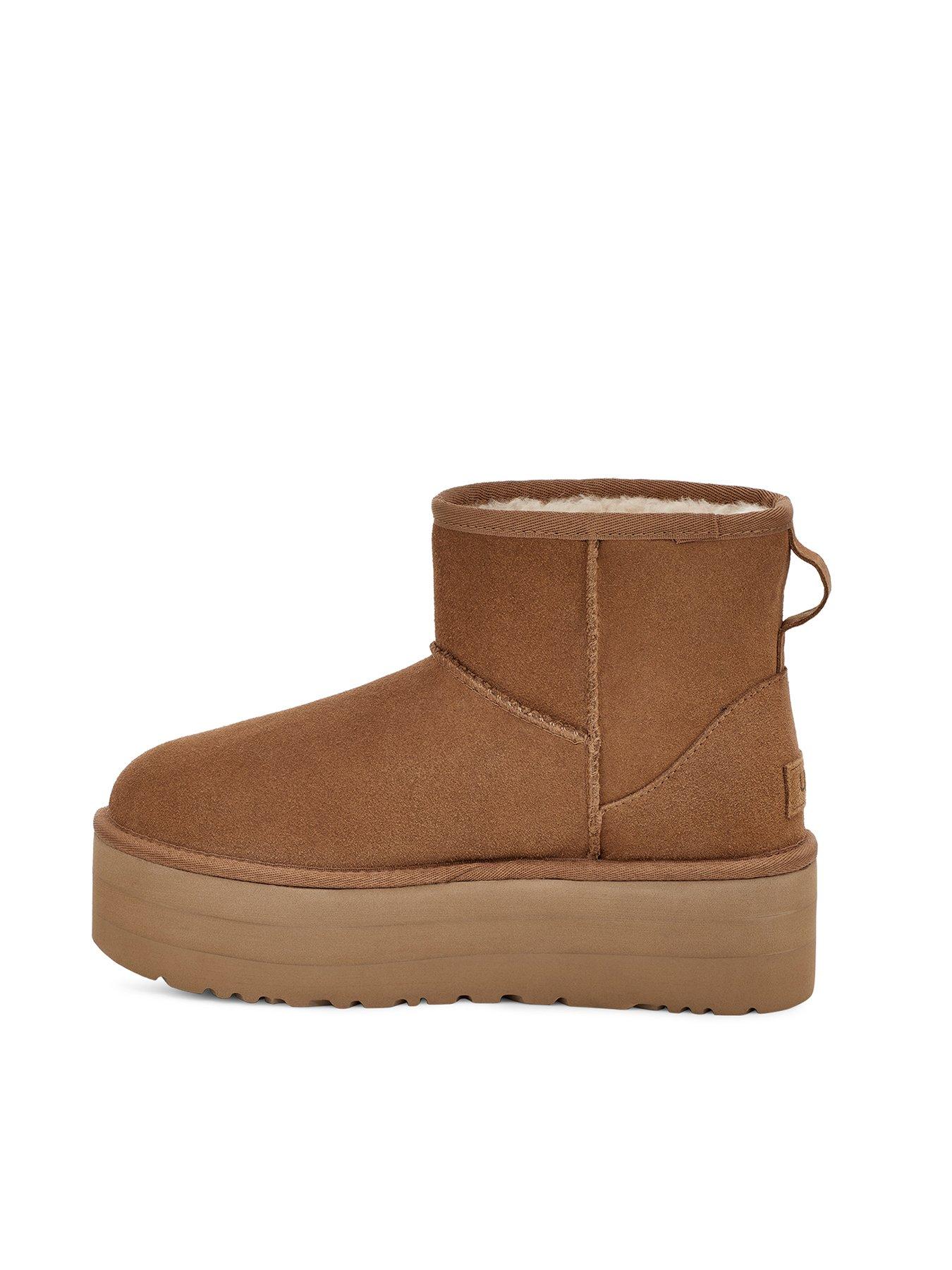 Image 6 of 6 of UGG Classic Mini Platform Ankle Boots - Chestnut