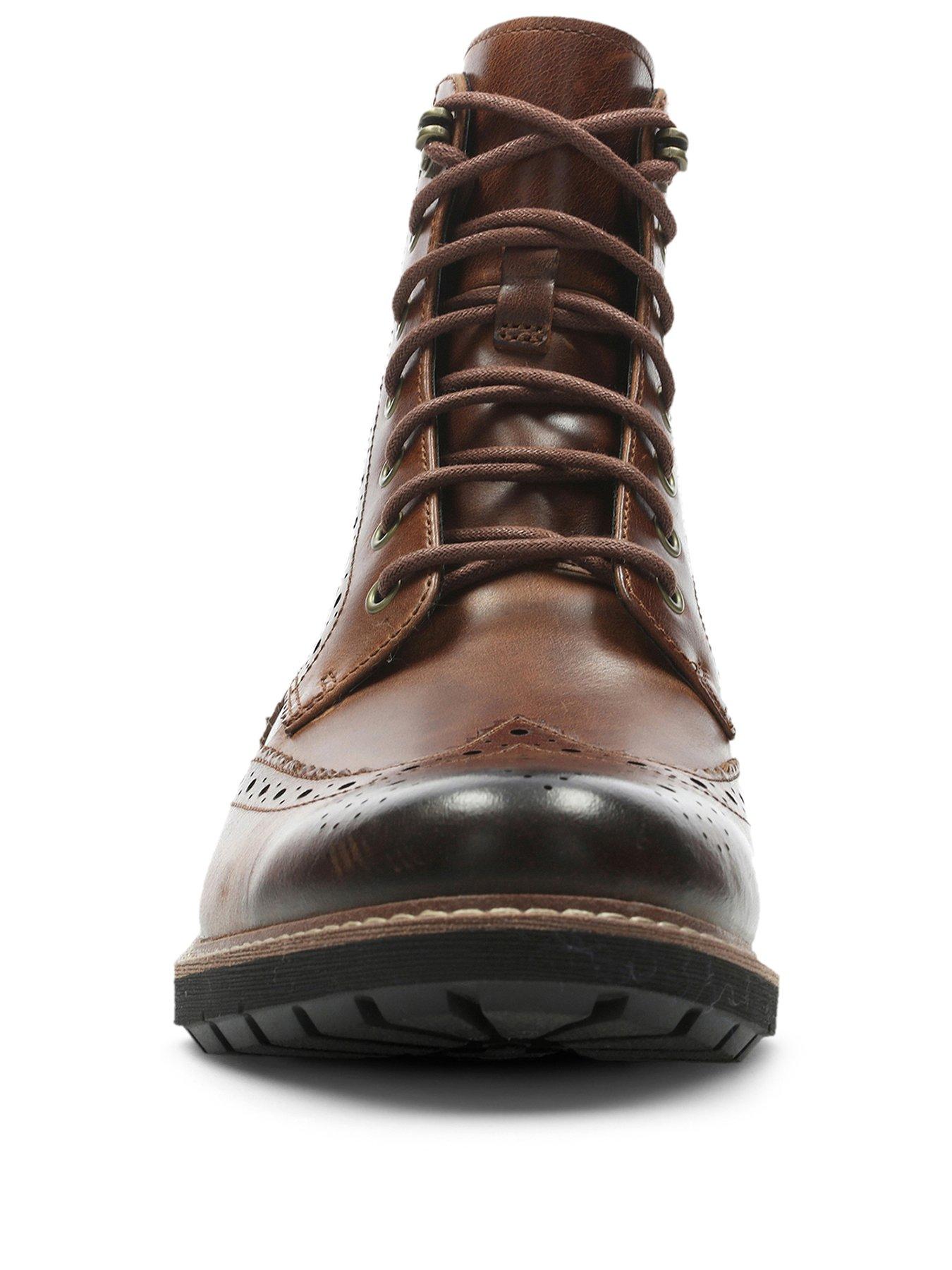 Image 3 of 6 of Clarks Batcombe Lord Brogue Boots - Beige