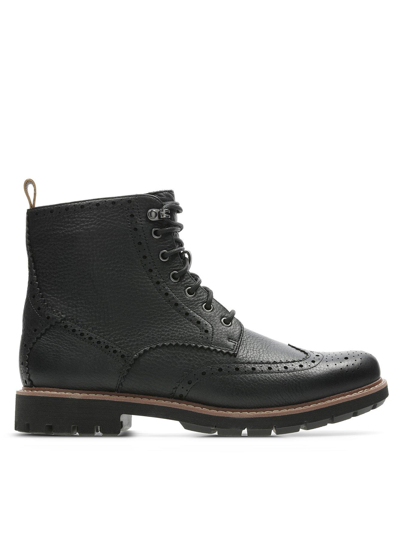 undefined Batcombe Lord Brogue Boots - Black
