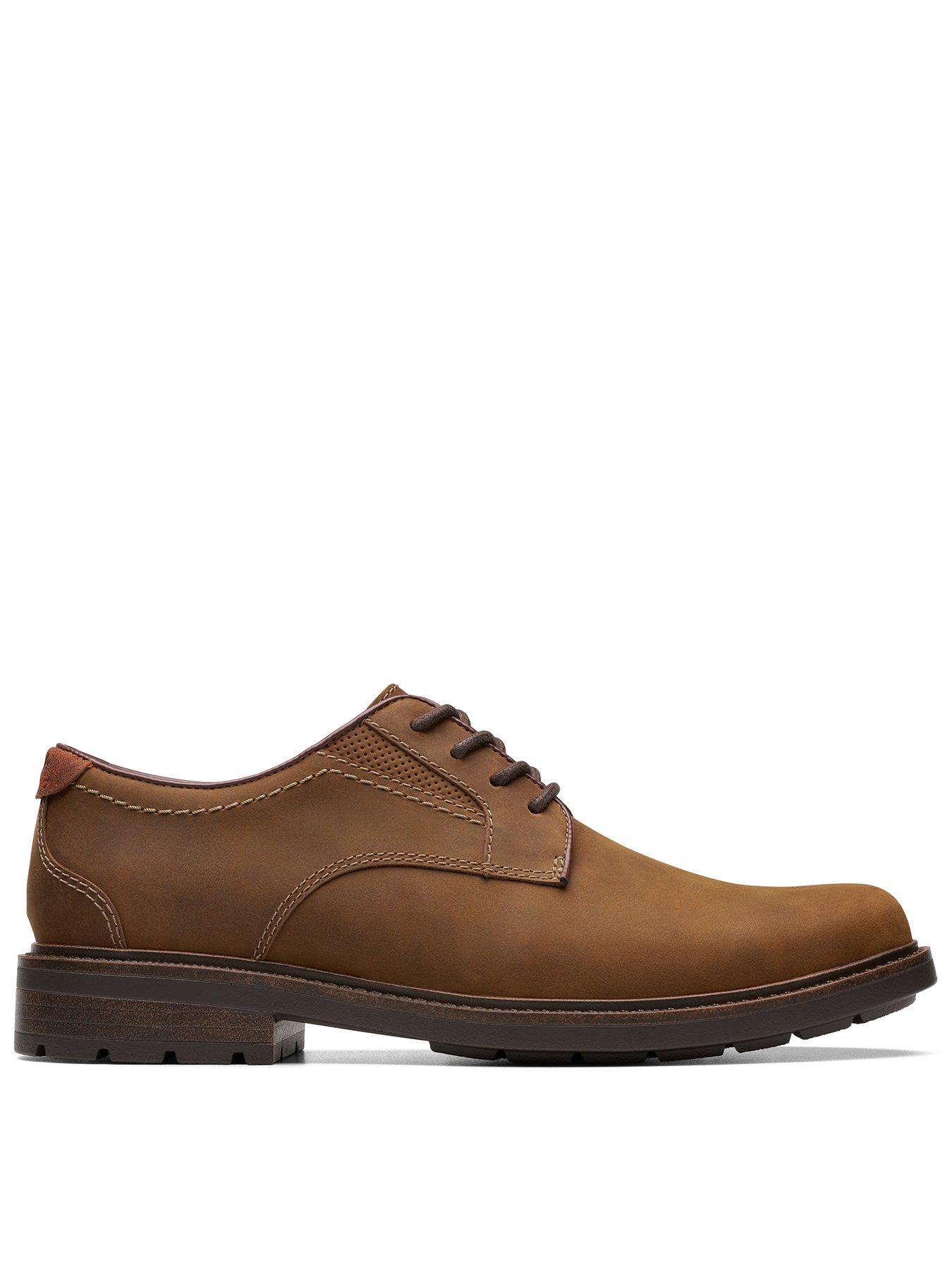 Clarks Un Shire Low Shoes Brown Very