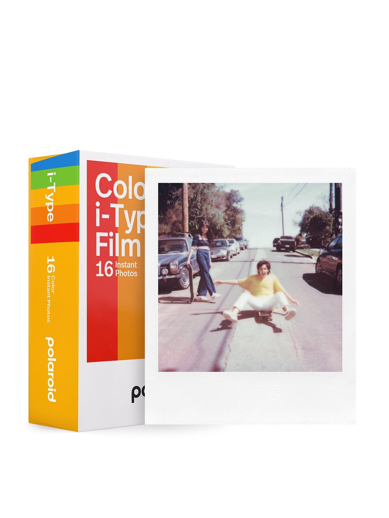 Polaroid Now i-Type Instant Film Camera (White) + Polaroid Color Film Bundle