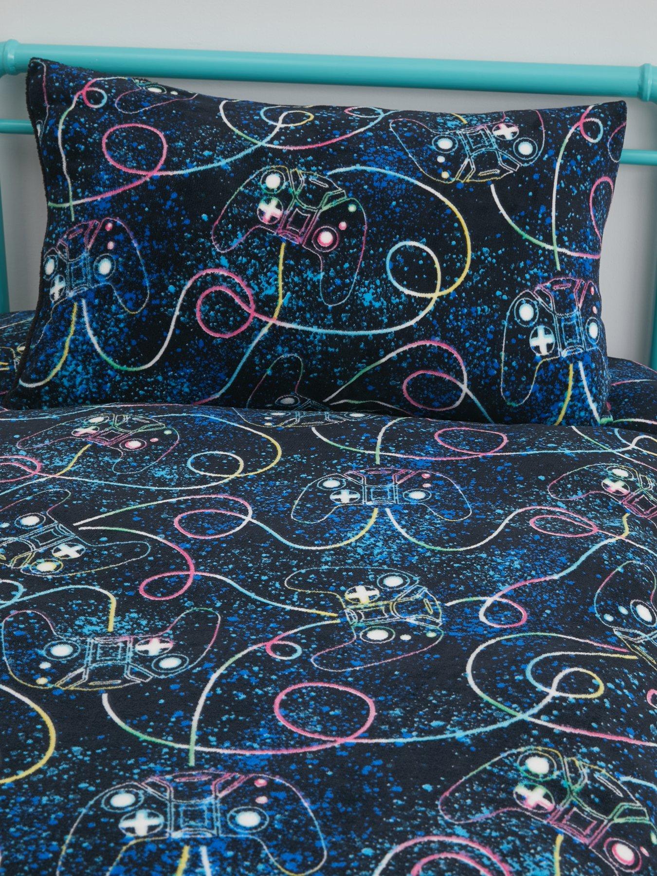 Image 6 of 6 of Very Home Cosy Kids Gamer Fleece Duvet Set - Db - Multi