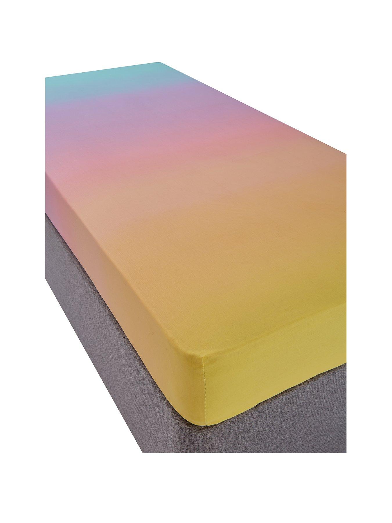 Image 2 of 5 of Very Home Pastel Ombre Fitted Sheet - Multi