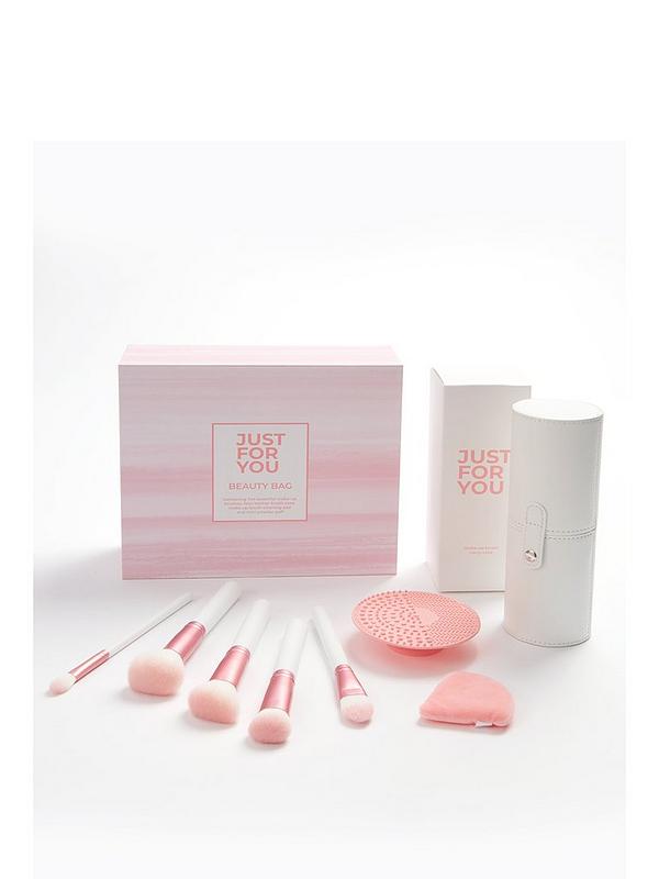 Image 1 of 4 of undefined Just For You - Makeup Brush and Holder Gift Set