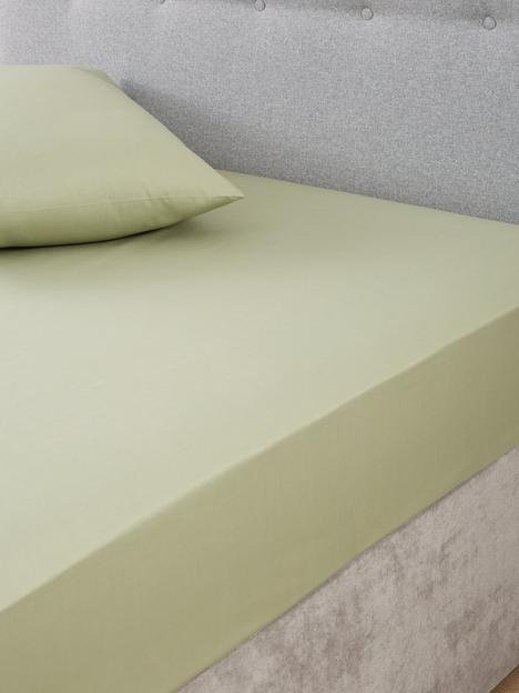 very-home-non-iron-180-thread-count-28-cm-fitted-sheet