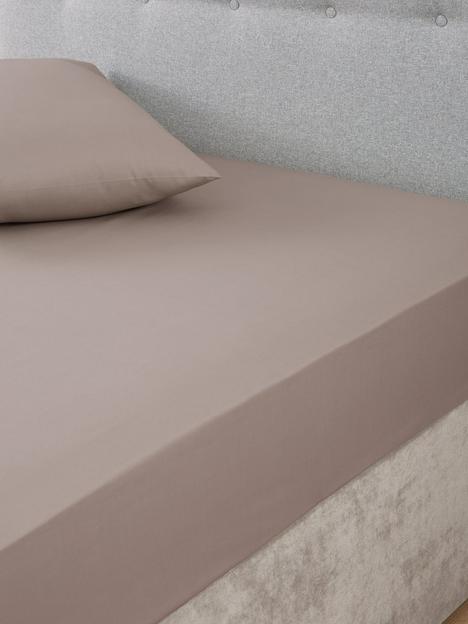 very-home-non-iron-180-thread-count-28-cm-fitted-sheet
