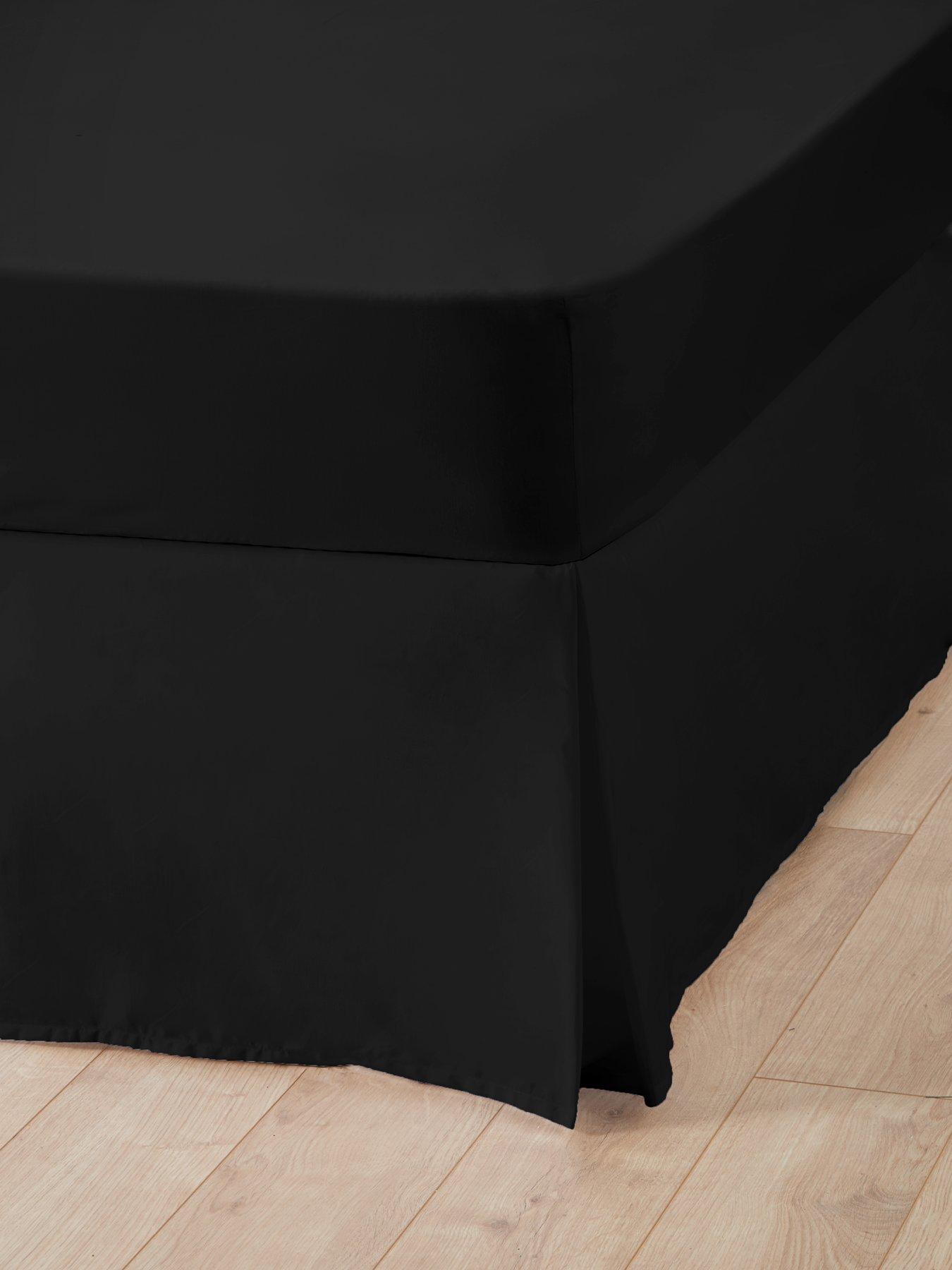 The Very Collection Non-Iron 180 Thread Count Box Pleat Base Valance