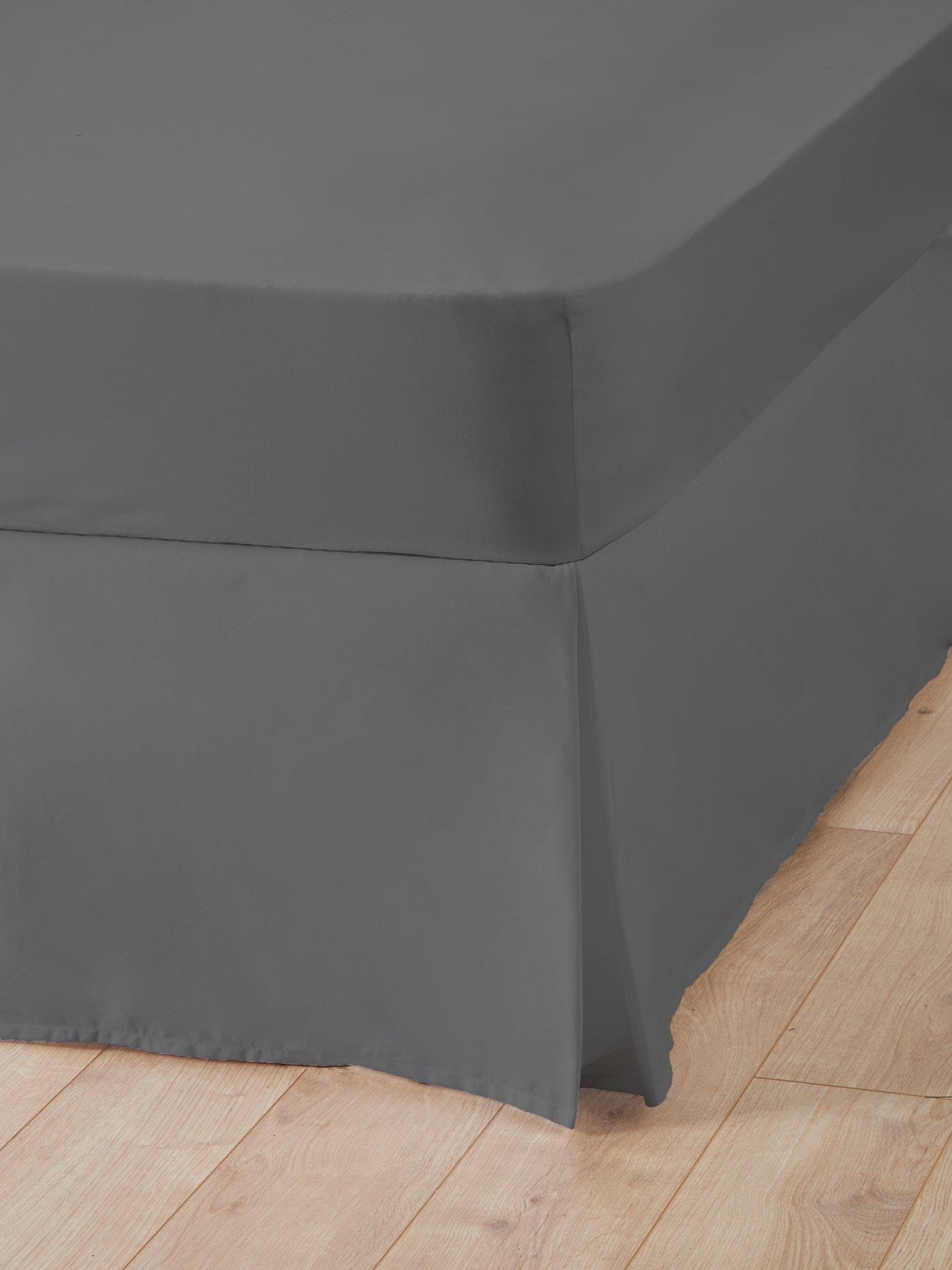 undefined Non-Iron 180 Thread Count Box Pleat Base Valance