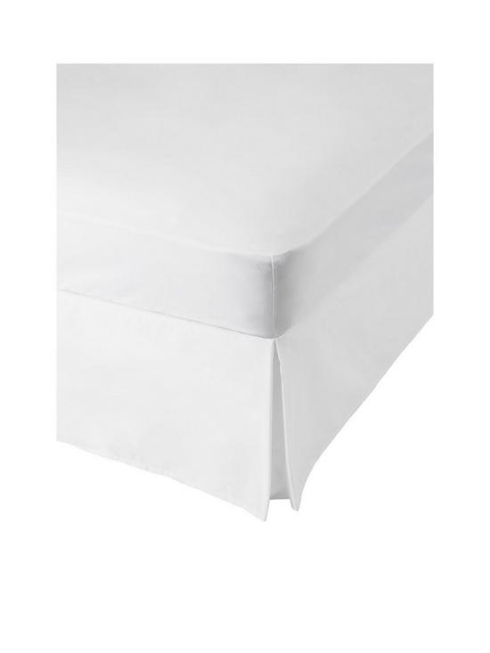 stillFront image of very-home-non-iron-180-thread-count-box-pleat-valance-sheet