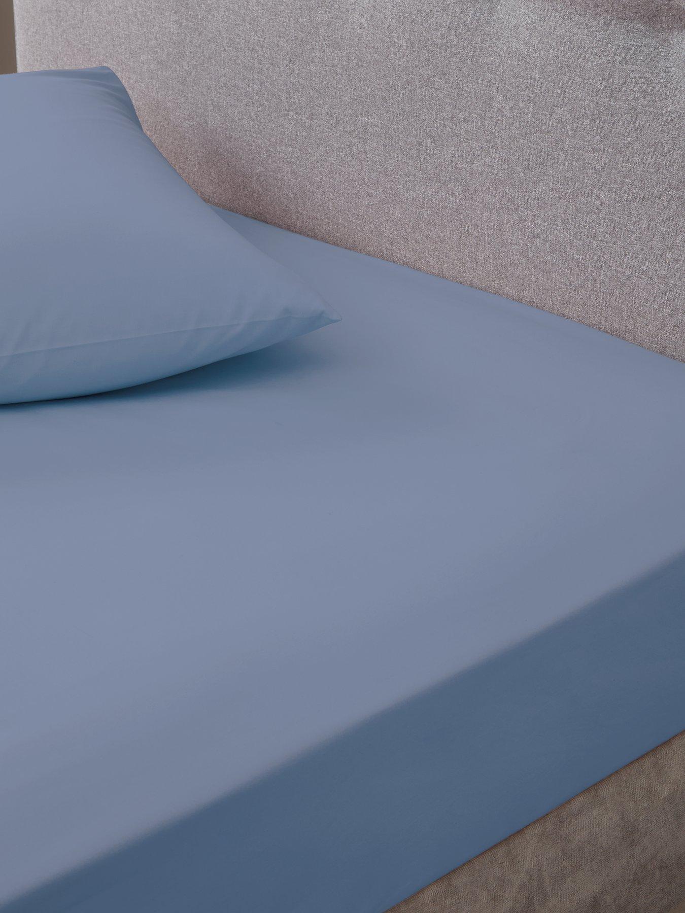 The Very Collection Non-Iron 180 Thread Count 28 cm Fitted Sheet