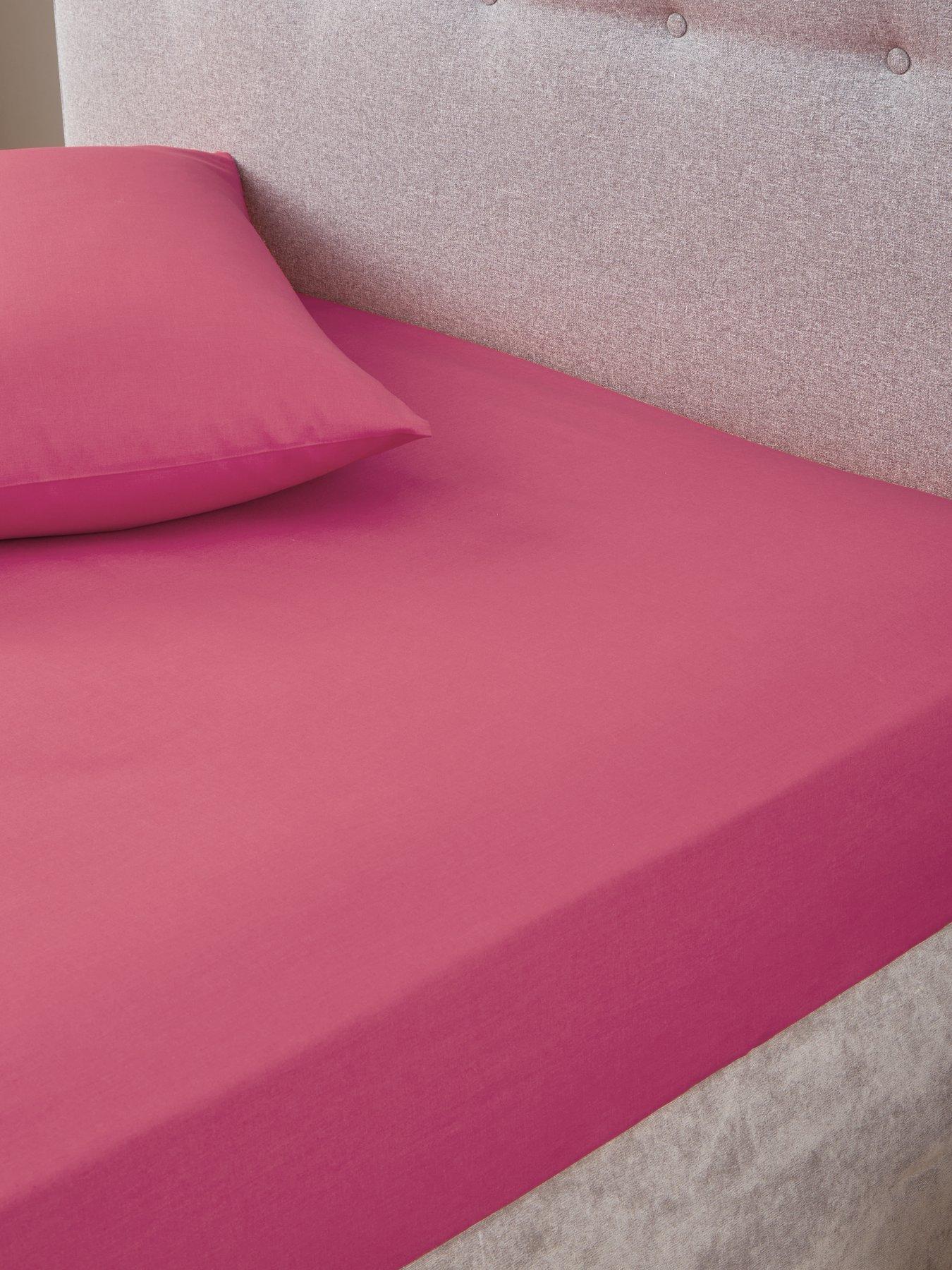 Image 1 of 4 of Very Home Easy Care Polycotton 25 cm Fitted Sheet