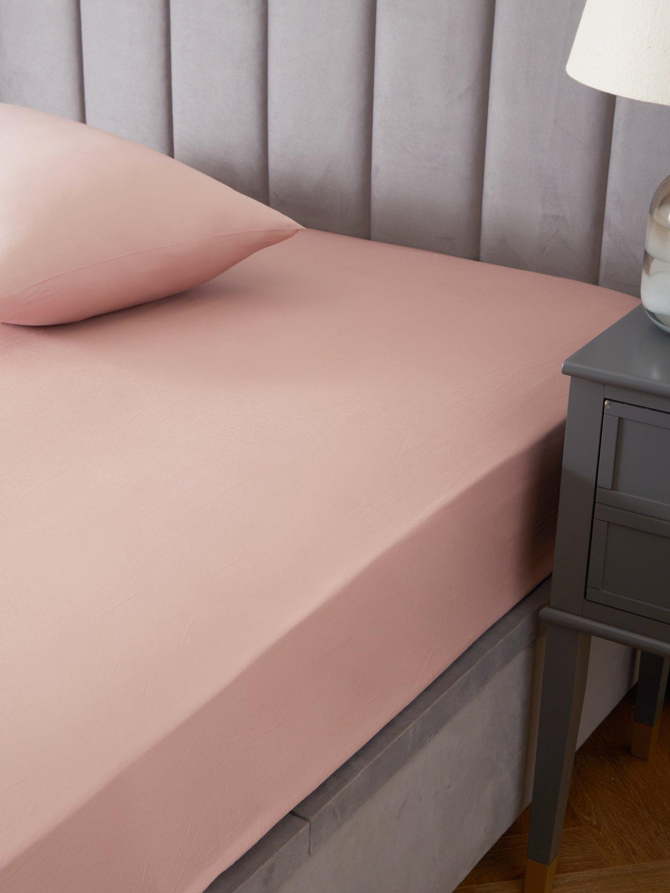 Very Home Luxury 400 Thread Count Soft Touch Cotton Sateen 32 cm Extra Deep Fitted Sheet