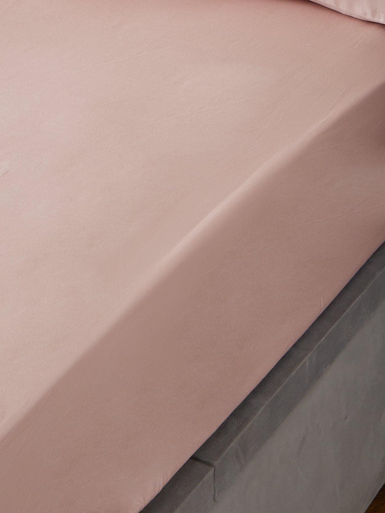 Image 3 of 3 of Very Home Luxury 400 Thread Count Soft Touch Cotton Sateen 32 cm Extra Deep Fitted Sheet