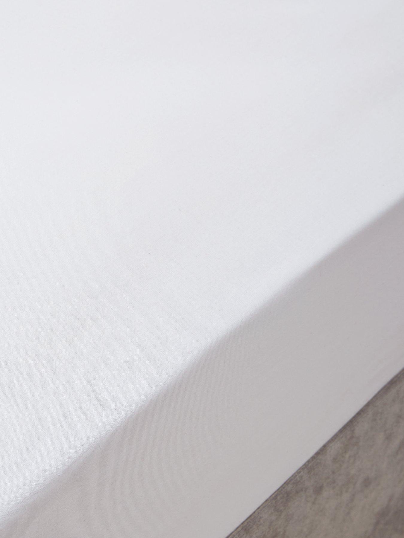 Image 3 of 4 of The Very Collection Non-Iron 180 Thread Count 28 cm Fitted Sheet