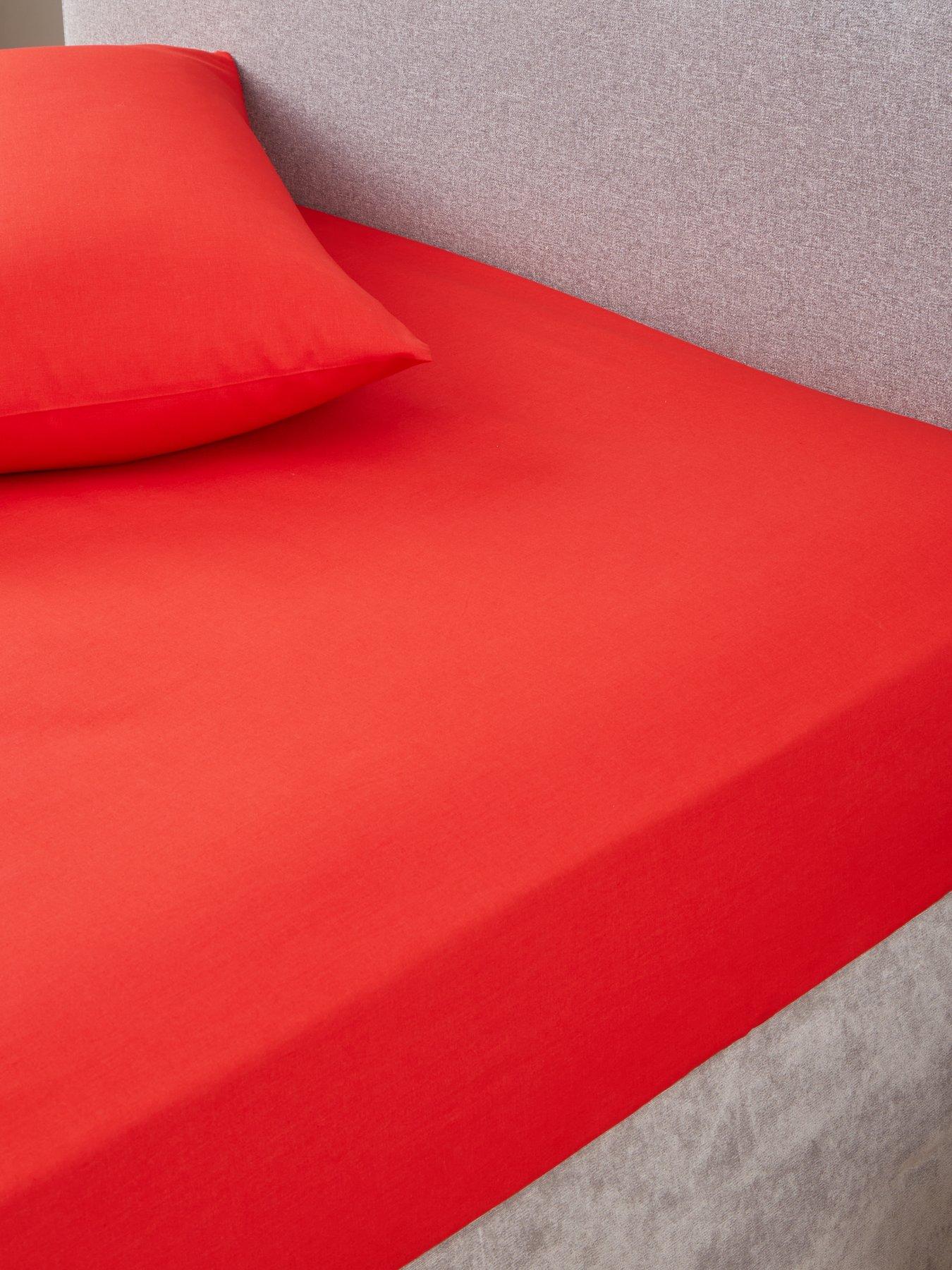 Bed Linen Polycotton 32cm Fitted Sheets Home & Garden Very