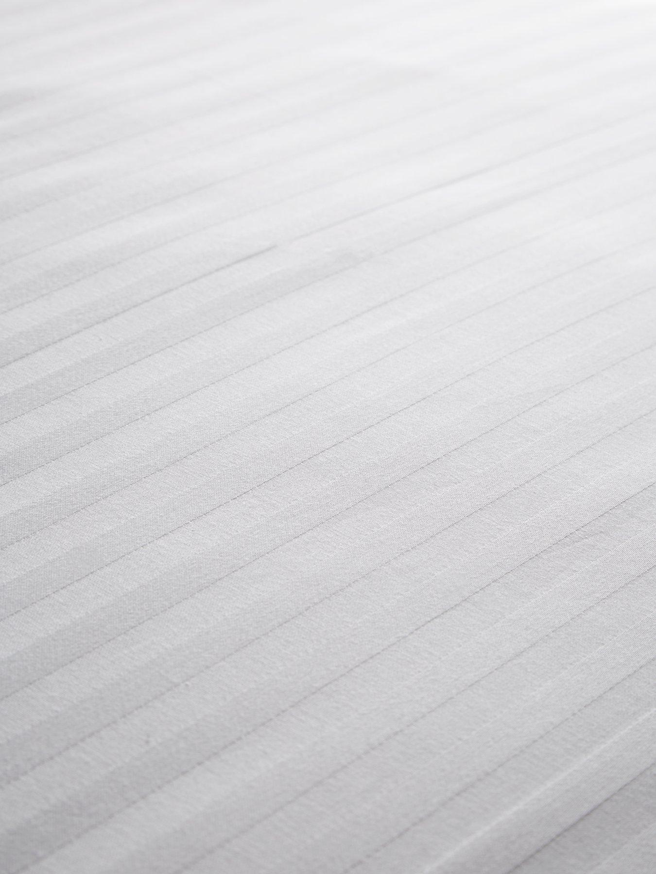 Image 4 of 4 of Very Home 300 Thread Count Soft Touch Sateen Stripe Duvet Cover Set