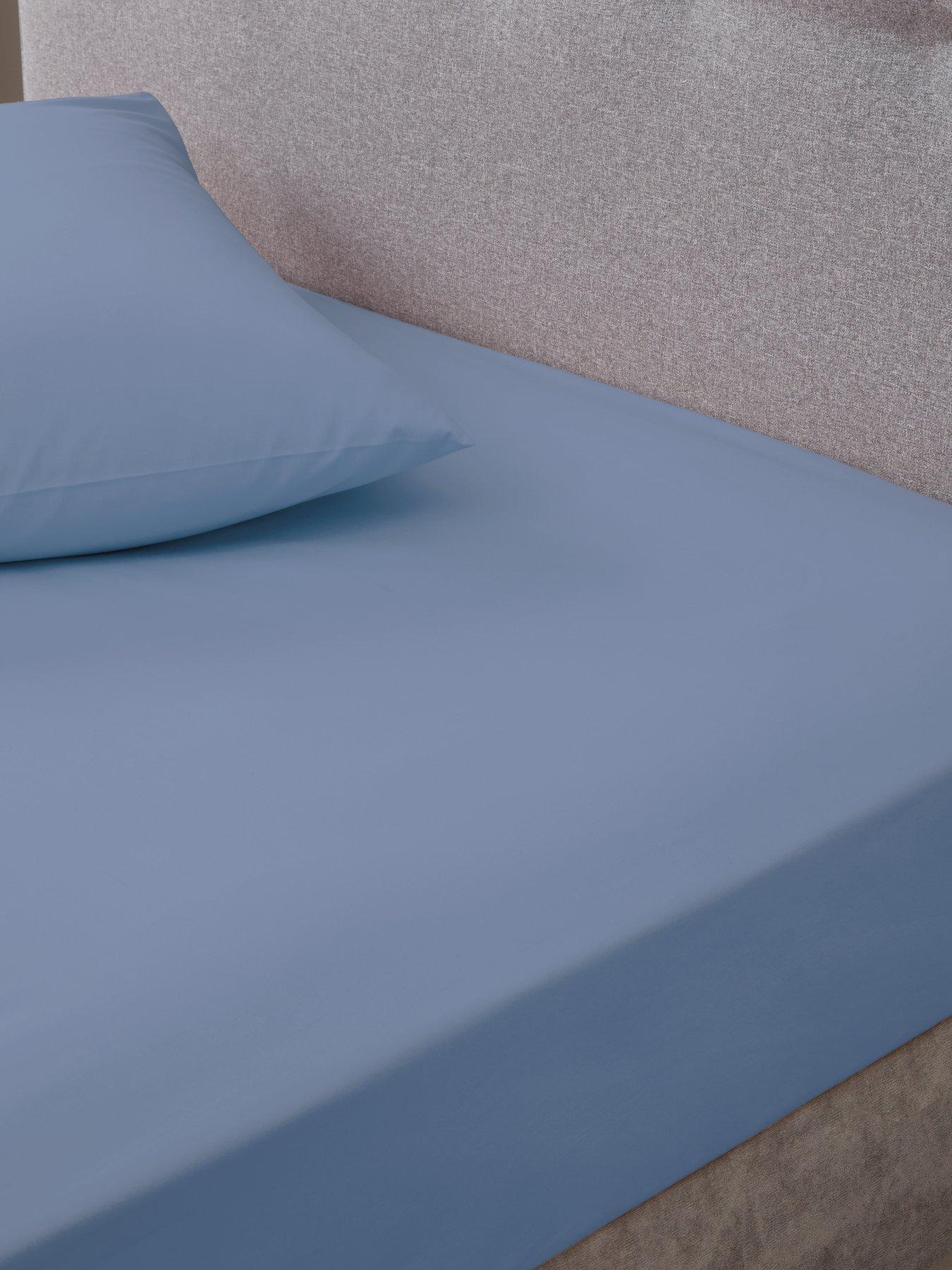 undefined Non-Iron 180 Thread Count Extra Deep 32 cm Fitted Sheet