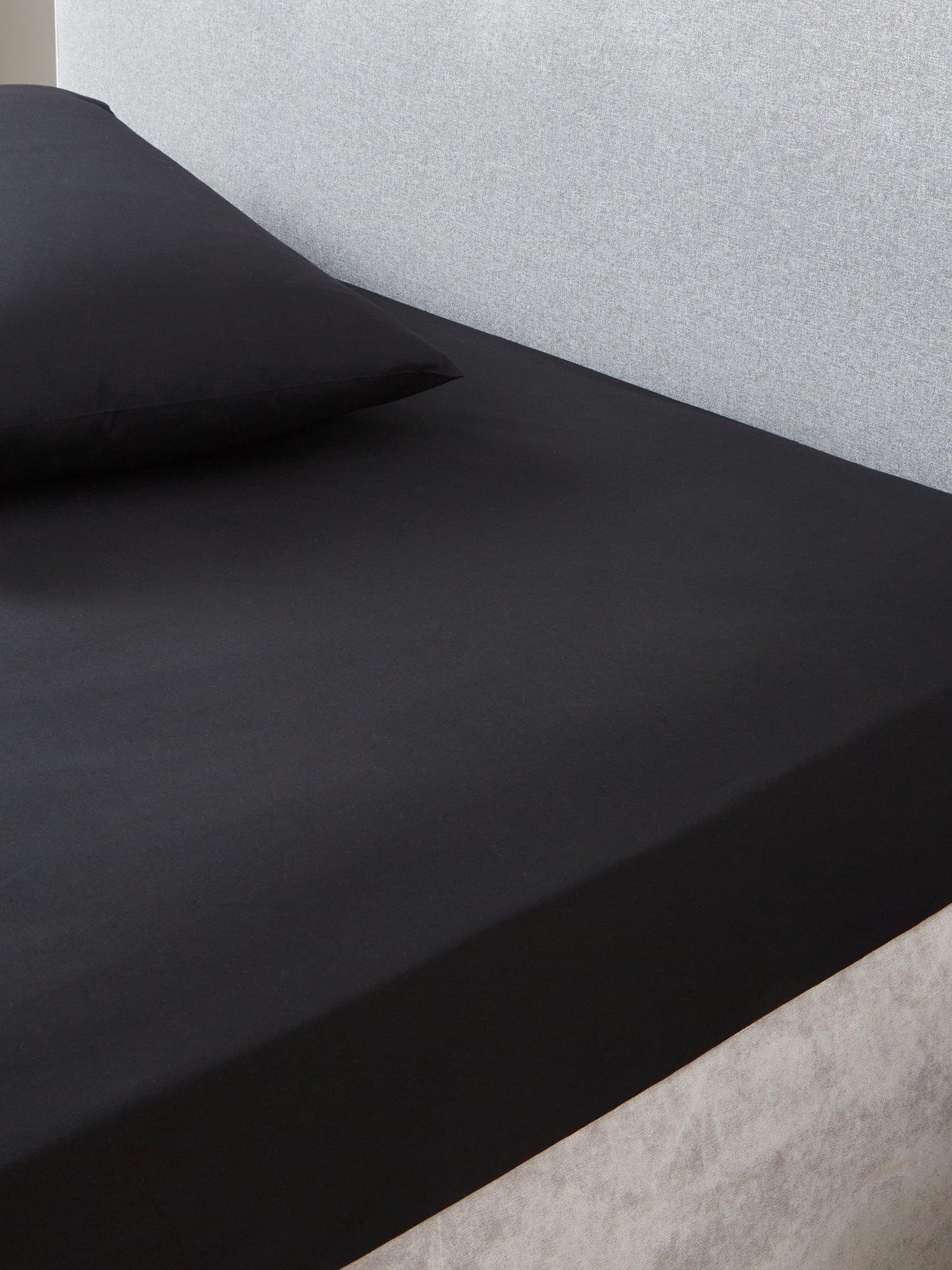 Very Home Easy Care Polycotton 25 cm Fitted Sheet