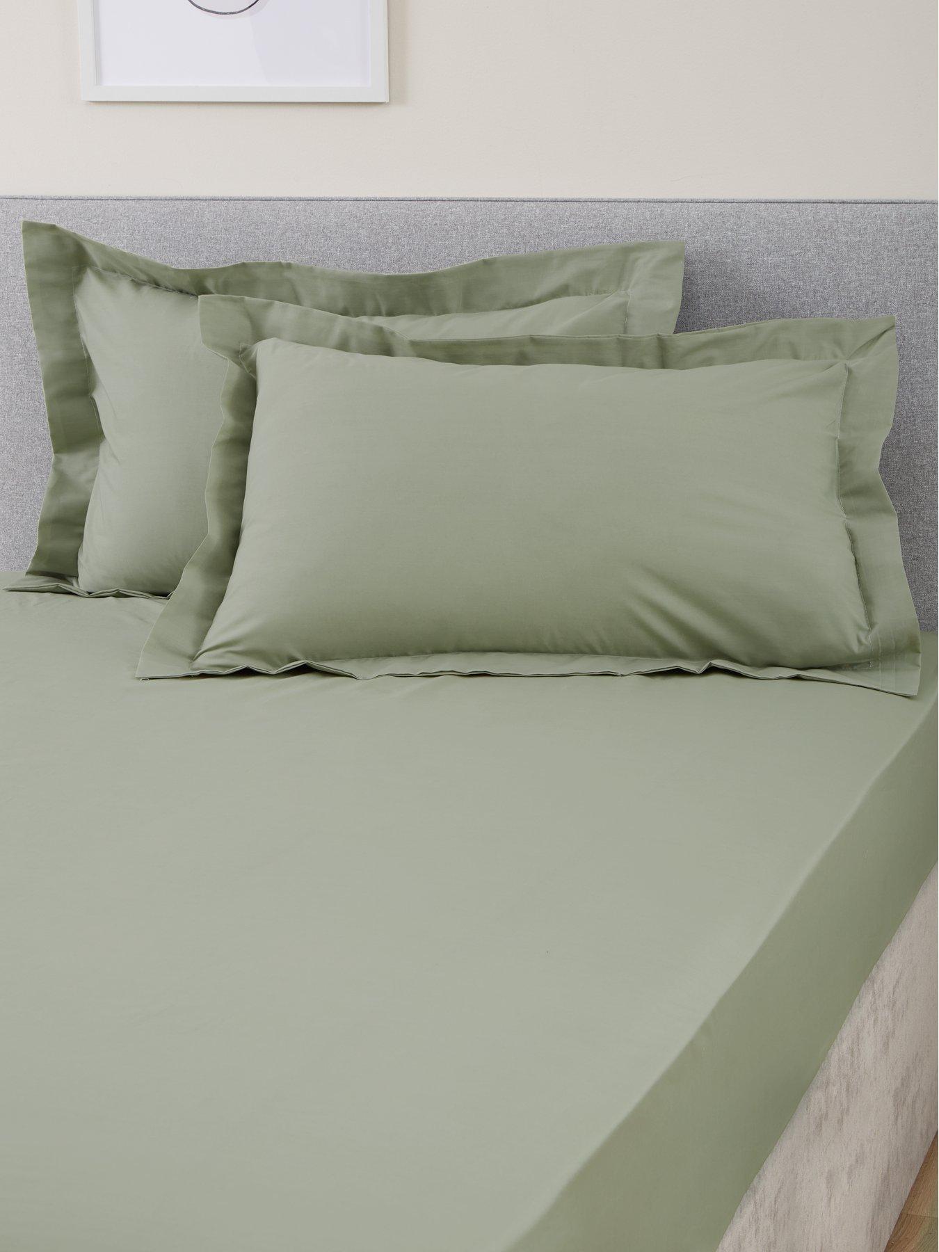 undefined Non-Iron 180 Thread Count Oxford Pillowcase Pair